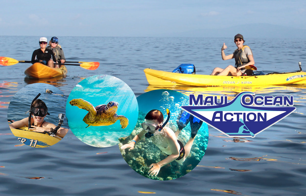 Double seat Fishing Kayak Rental - Maui Kayak Shop